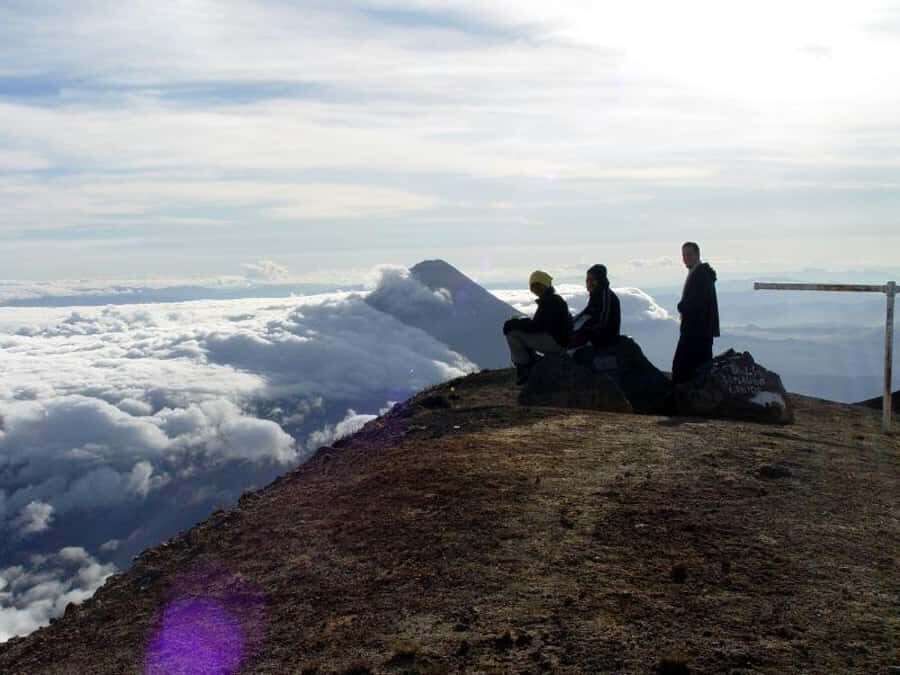 1 Day Acatenango Volcano Hike from Antigua - Watching Volcán Fuego erupt from about 4 km away