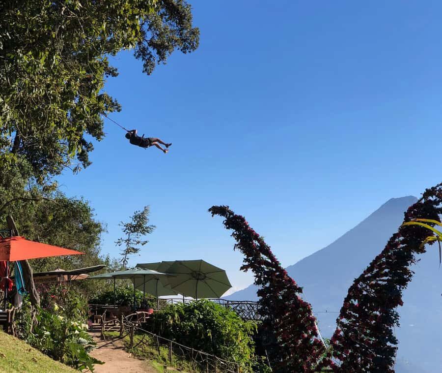 Antigua: ATV Mountain Tour with Hobbitenango Entry - El Cerro de la Cruz cross: the Antigua view that frames your whole day