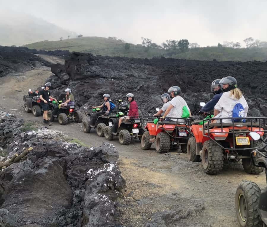Antigua: Pacaya Volcano ATV Tour - Safety first: how the guides keep control on rough terrain