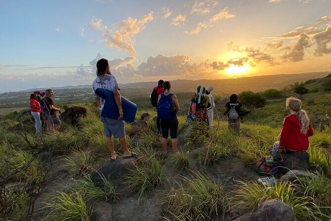 Caribbean Stonehenge - Hike on Green Castle Hill, Antigua. - What the hike feels like: moving through megaliths and lemon grass