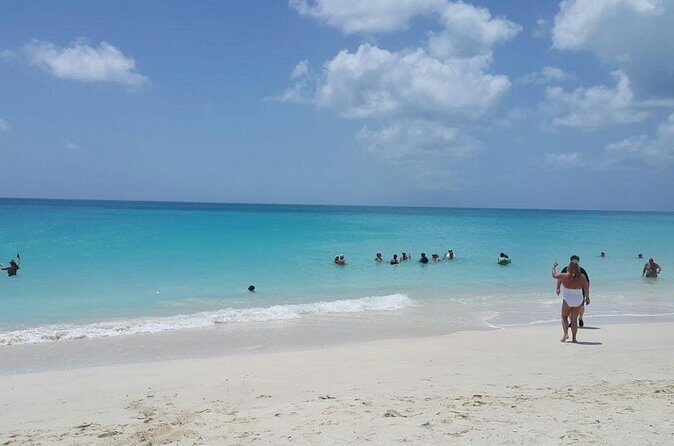 Classic Beach Break - Views Toward Montserrat and Coconut-Palm Beach Time