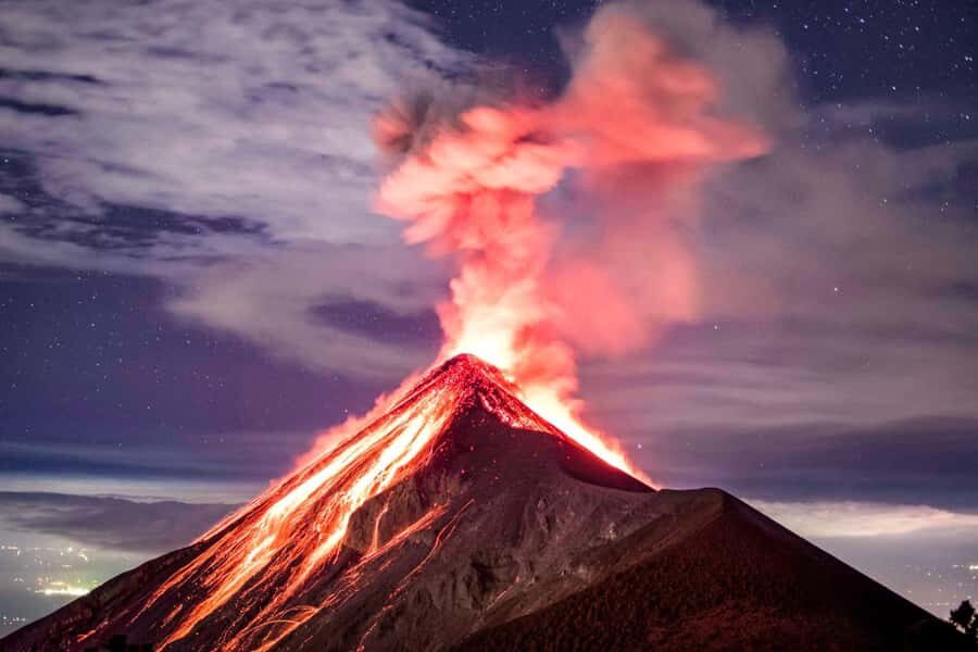 From Antigua: Adventure, 2-Day Hiking to Acatenango Volcano - Base camp cabins, sleeping under stars, and waiting for El Fuego