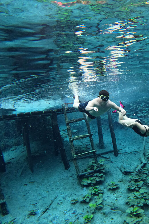 From Flores: Blue Crater Adventure All Inclusive - Blue Crater: your main swim window and the photo payoff
