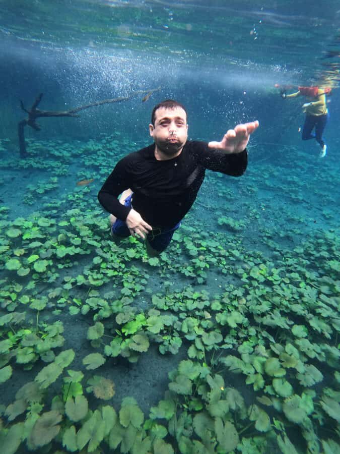 From Flores: Blue Crater All Inclusive - Crater Azul Swim Time: Clear Water, Masks, and Underwater Photos