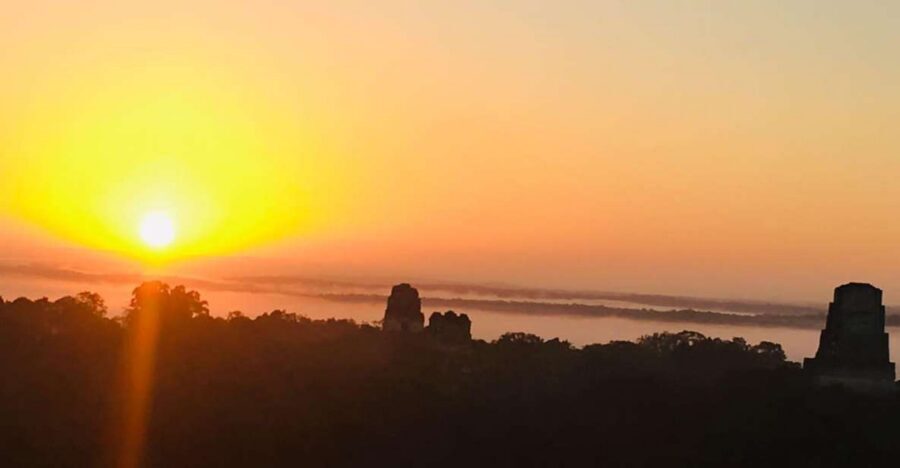 From Flores: Tikal Sunrise Archaeological Tour - Pickup in Flores: the smooth part of the early morning