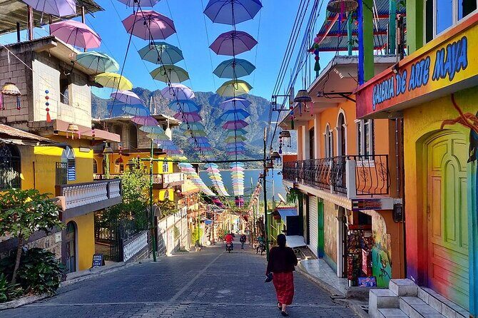 Full-Day Lake Atitlan and Magic towns From Antigua - San Juan La Laguna: weavers, crafts, and chocolate stops