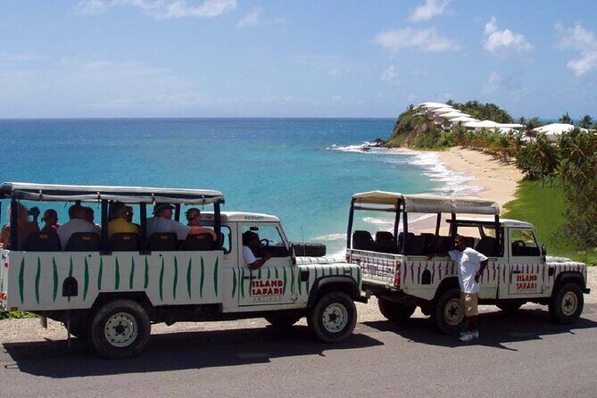 Island Safari 4x4 Discovery Tour from St John's - Long Bay Beach: calm water that makes swimming easy