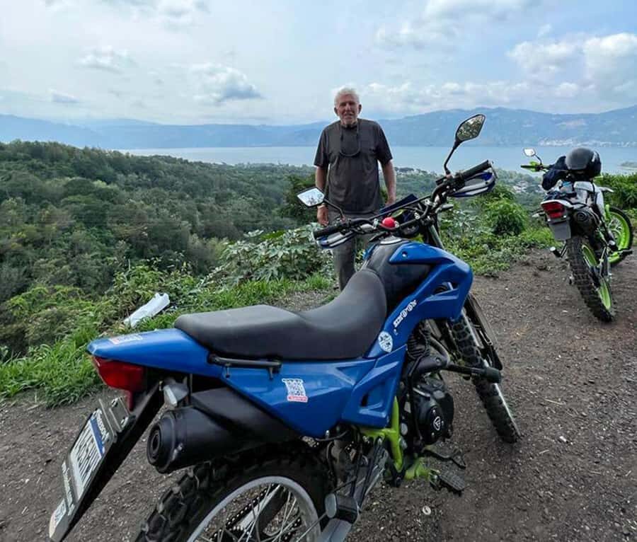 Lake Atitlán Motorcycle Adventure - San Lucas Tolimán beach time: where the lake slows down
