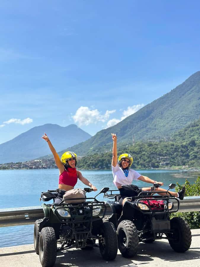 Lake Atitlán Mountain - Cerro Tzankujil Natural Reserve: Lake Time and Rock-Formation Views