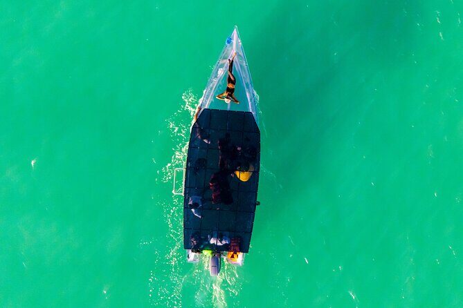 Reef Explorers Transparent Boat and Beach Tour - The Route: Hawk’sbill Rock, the Andes Wreck, and Deep Bay Beach