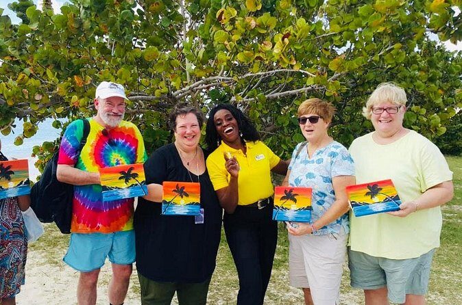 Sip & Paint Antigua - Food break done right: included Antiguan lunch and a non-alcoholic drink