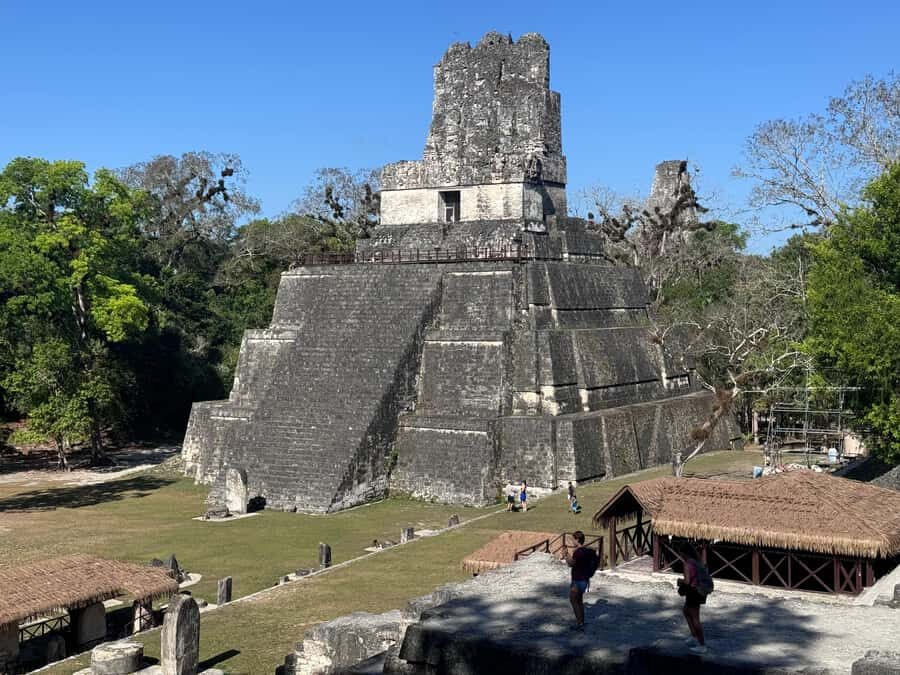 Tikal Sunset, Archeological focus and Wildlife Spotting - Great Plaza and the restored heart of Tikal