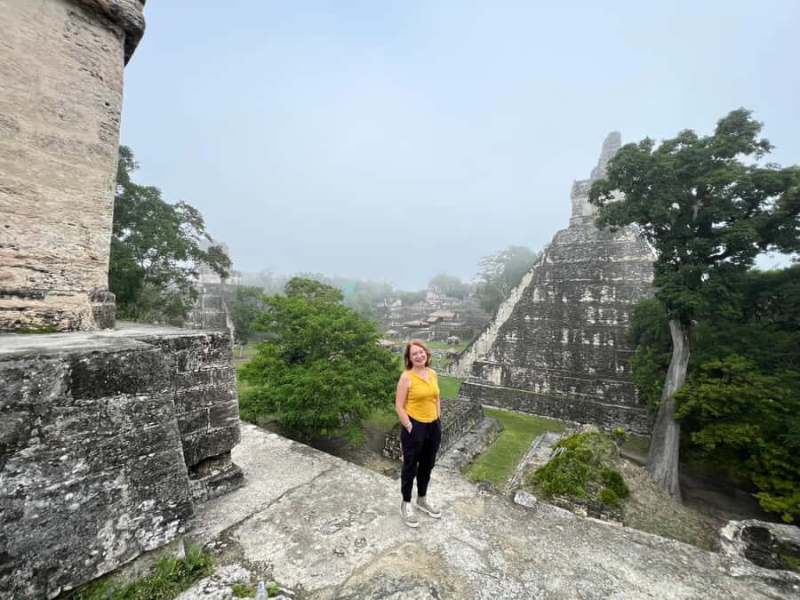 Tikal Sunset, Archeological focus and Wildlife Spotting - Sunset from the Great Pyramid and what happens after the lights drop